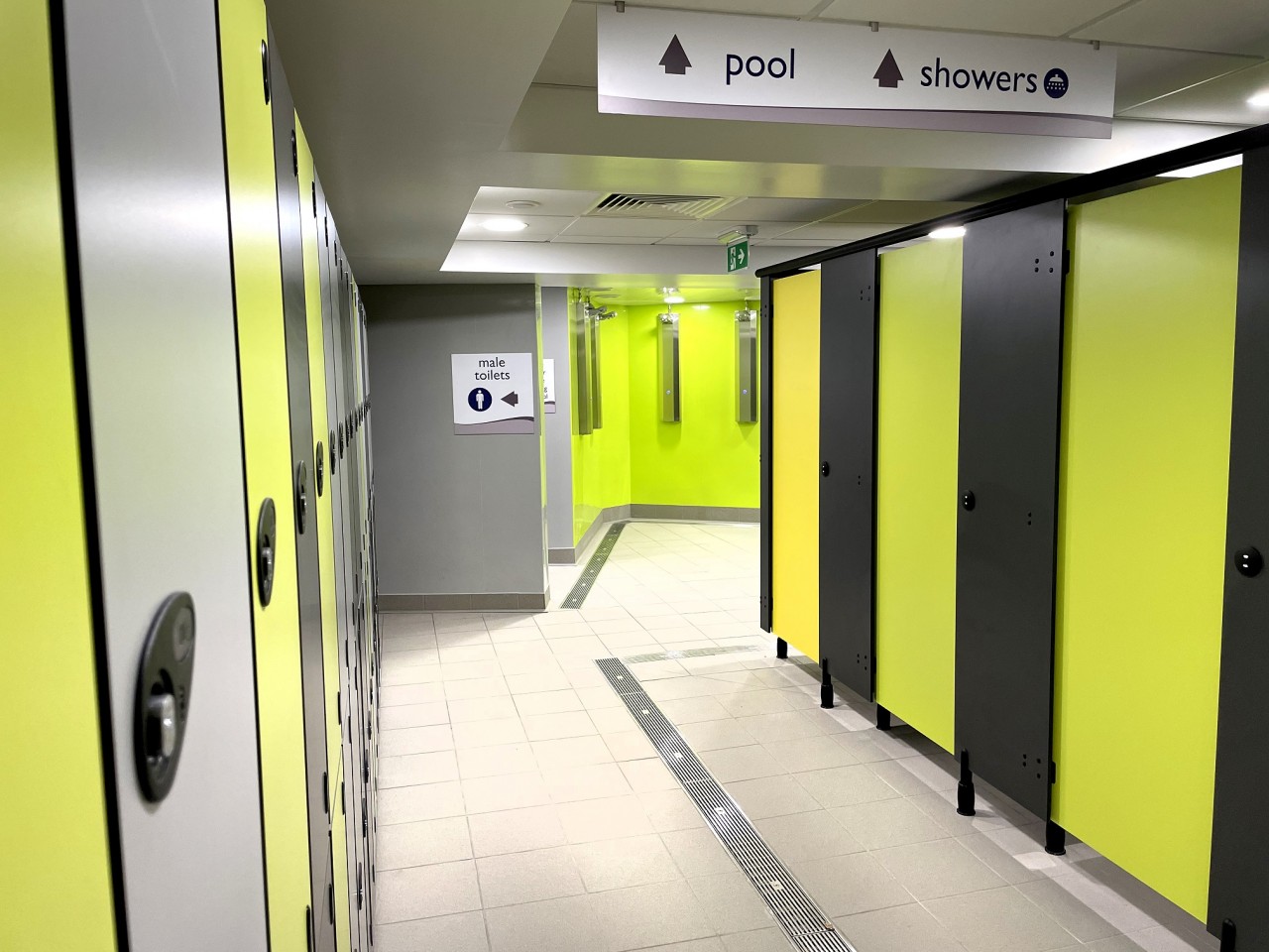New changing rooms